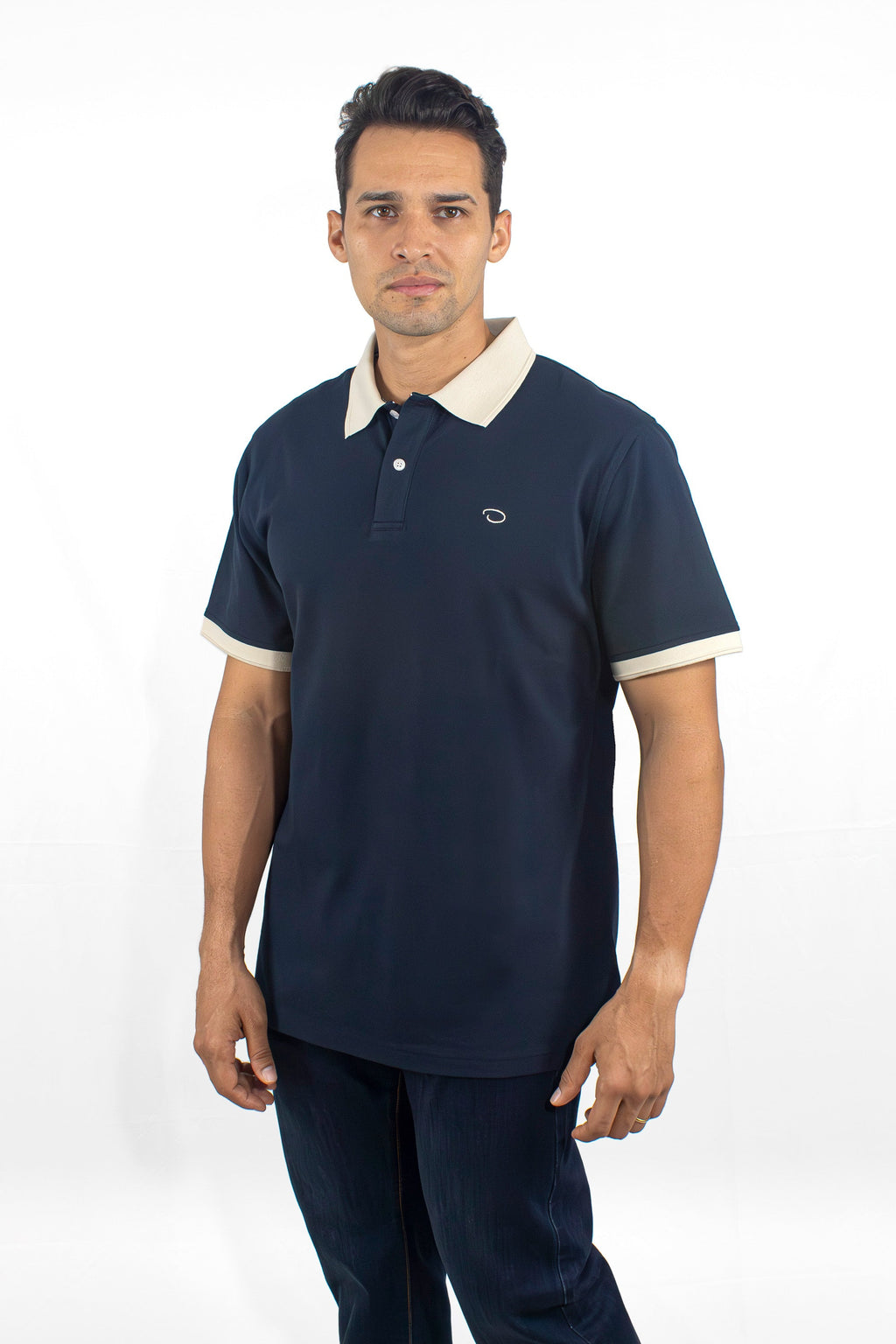Poloshirt Oscar de La Renta Mangas Cortas Liso para Caballeros