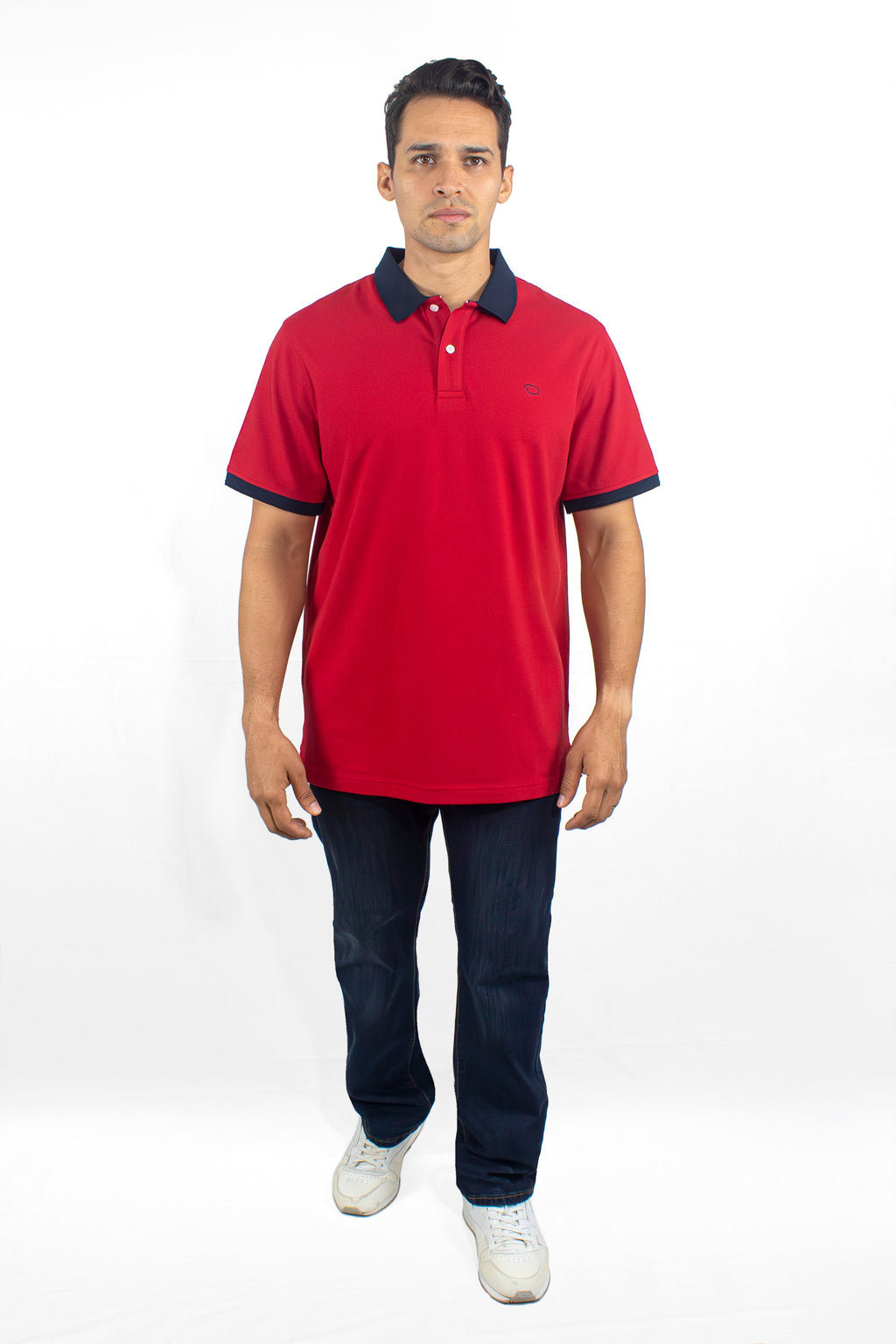 Poloshirt Oscar de La Renta Mangas Cortas Liso para Caballeros