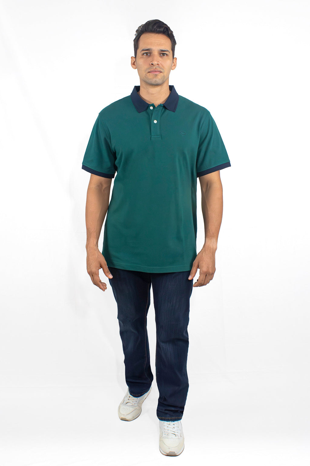 Poloshirt Oscar de La Renta Mangas Cortas Liso para Caballeros