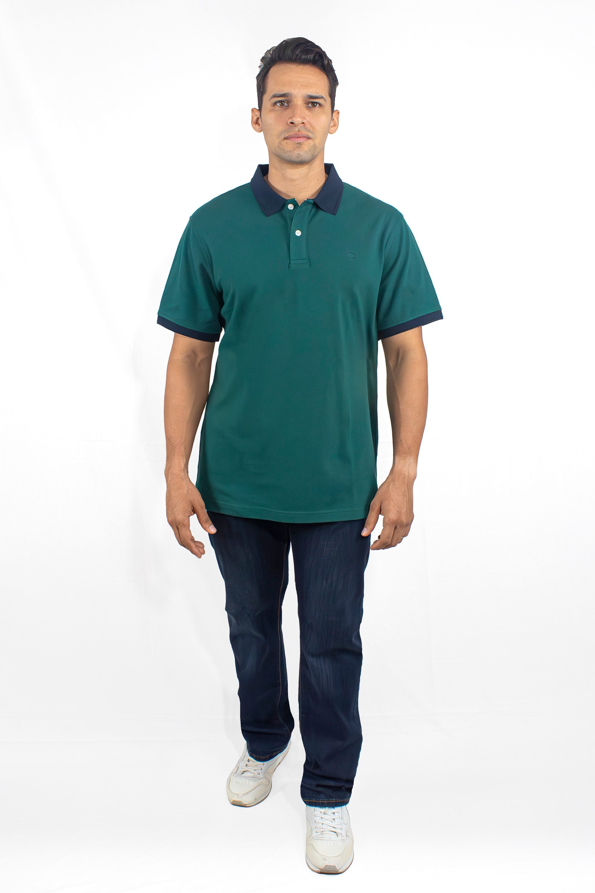 Poloshirt Oscar de La Renta Mangas Cortas Liso para Caballeros