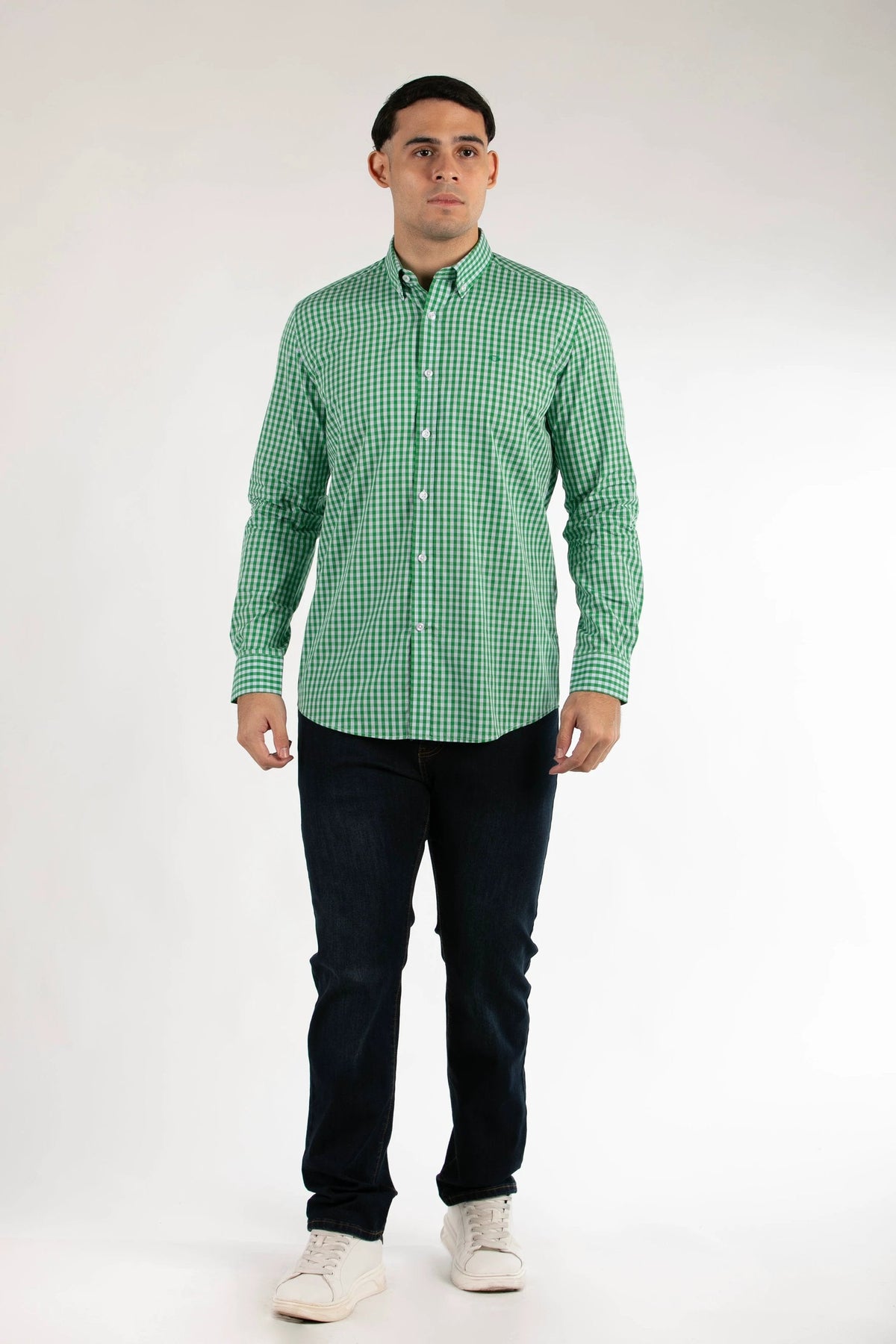 Camisa Oscar De La Renta Mangas Largas Cuadros Para Caballeros by Oscar De La Renta