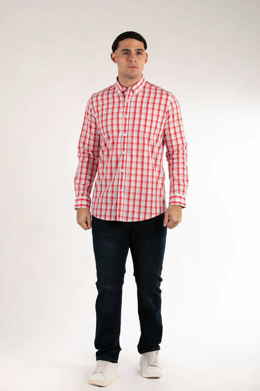 Camisa Oscar De La Renta Mangas Largas Cuadros Para Caballeros by Oscar De La Renta