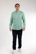 Camisa Oscar De La Renta Mangas Largas Cuadros Para Caballeros by Oscar De La Renta