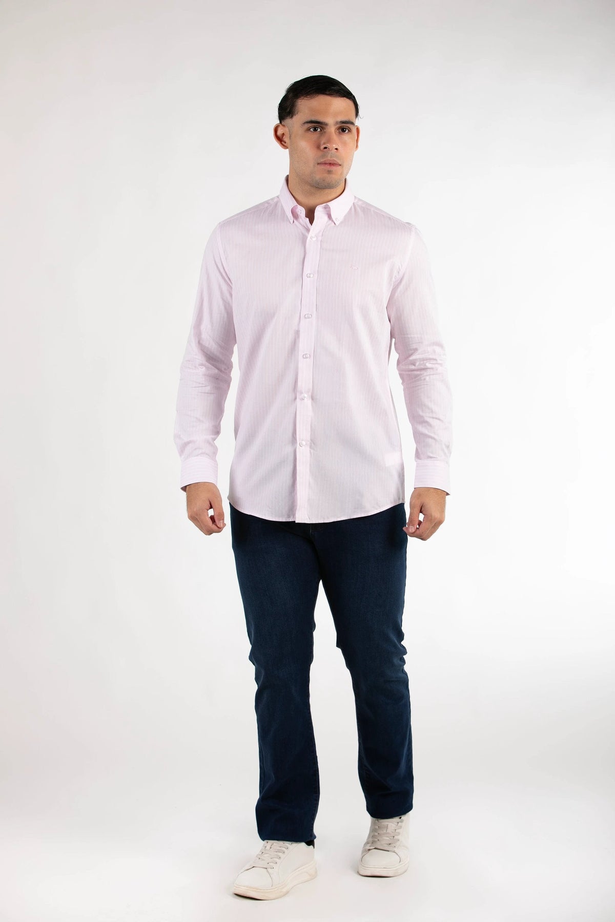 Camisa Oscar De La Renta Mangas Largas Rayas Para Caballeros by Oscar De La Renta