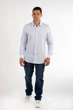 Camisa Oscar De La Renta Mangas Largas Estampada Para Caballeros by Oscar De La Renta