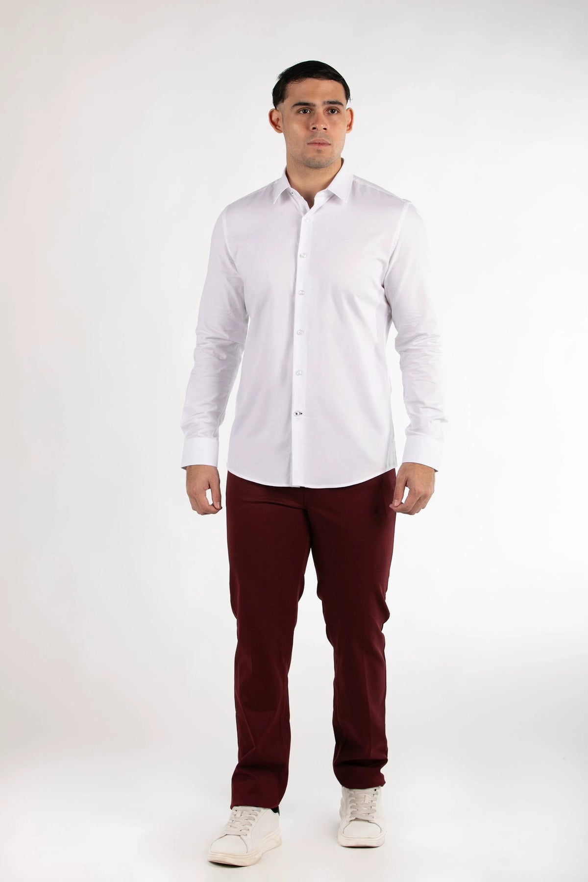 Camisa Oscar De La Renta Mangas Largas Cuadros Para Caballeros by Oscar De La Renta