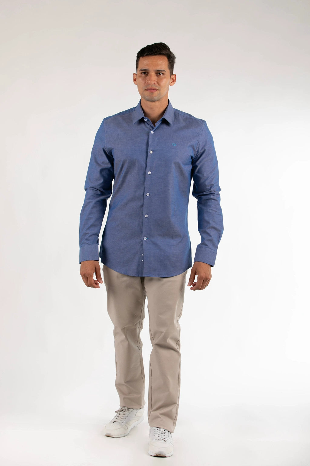 Camisa Oscar De La Renta Mangas Largas Cuadros Para Caballeros by Oscar De La Renta