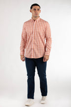 Camisa Oscar De La Renta Mangas Largas Cuadros Para Caballeros by Oscar De La Renta