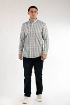 Camisa Oscar De La Renta Mangas Largas Cuadros Para Caballeros by Oscar De La Renta
