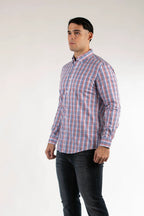 Camisa Oscar De La Renta Mangas Largas Cuadros Para Caballeros by Oscar De La Renta