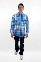 Camisa Oscar De La Renta Mangas Largas Cuadros Para Caballeros by Oscar De La Renta