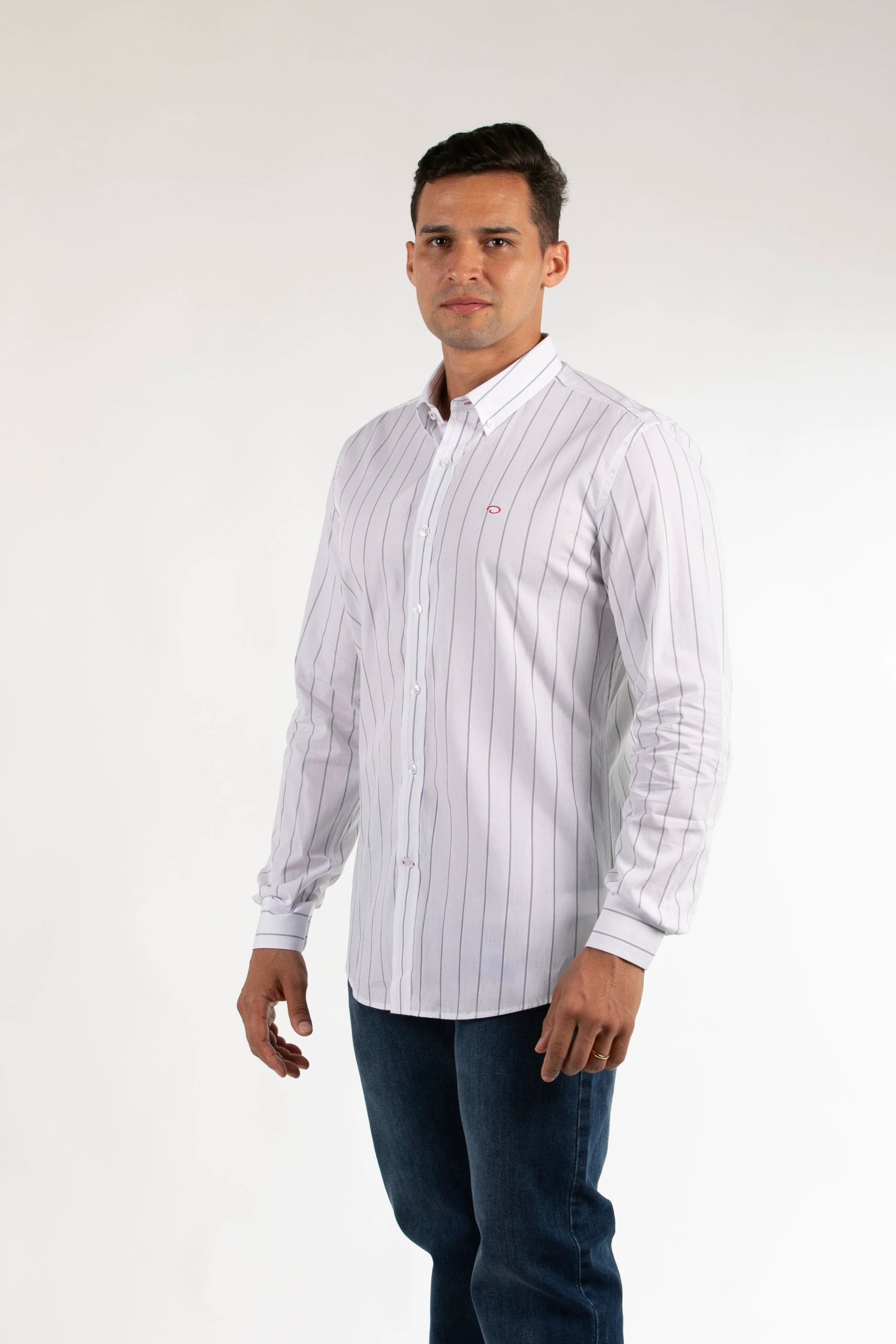 Camisa Oscar De La Renta Mangas Largas Rayas Para Caballeros by Oscar De La Renta