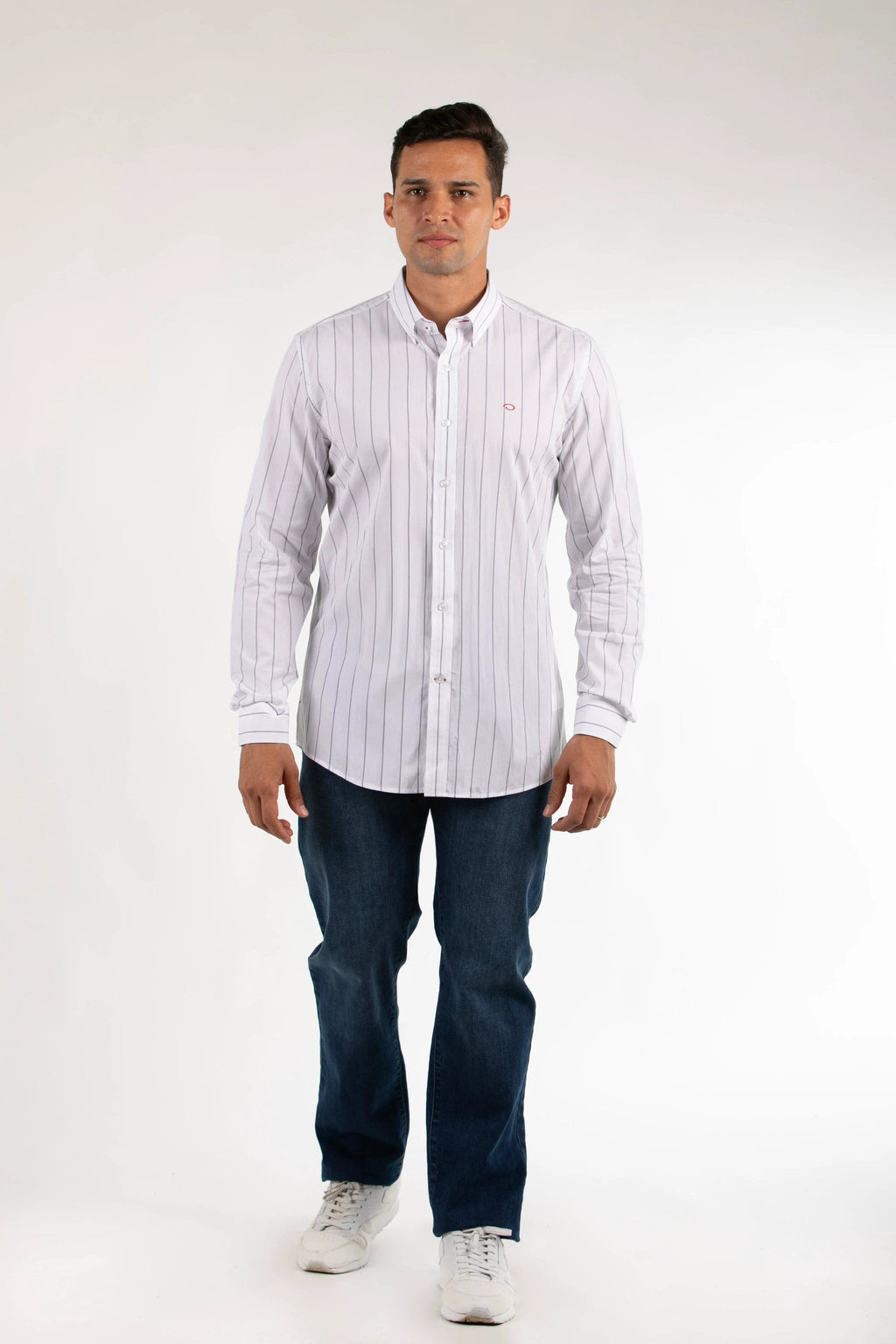 Camisa Oscar De La Renta Mangas Largas Rayas Para Caballeros by Oscar De La Renta