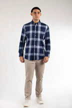 Camisa Oscar De La Renta Mangas Largas Cuadros Para Caballeros by Oscar De La Renta
