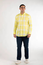 Camisa Oscar De La Renta Mangas Largas Cuadros Para Caballeros by Oscar De La Renta