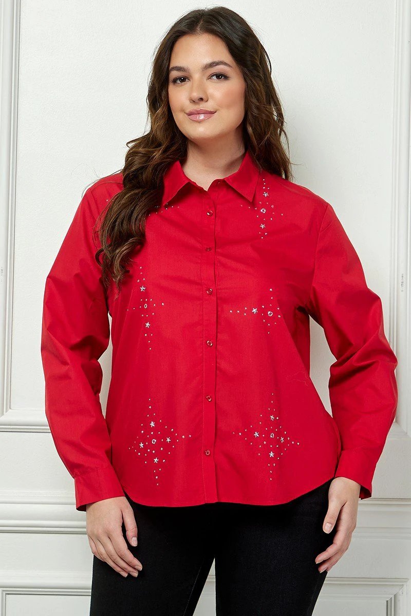 Blusa Available Mangas Largas Estampada Para Damas by Available