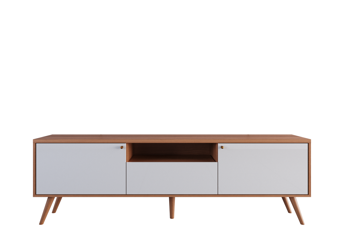 MUEBLE TV RIVER 1.83m - MADERA / OFF WHITE
