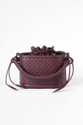 Basket Bucket, Burgundy