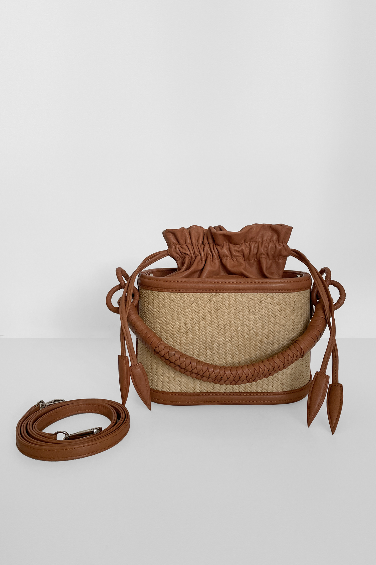 Iraca Basket Bucket, Canela