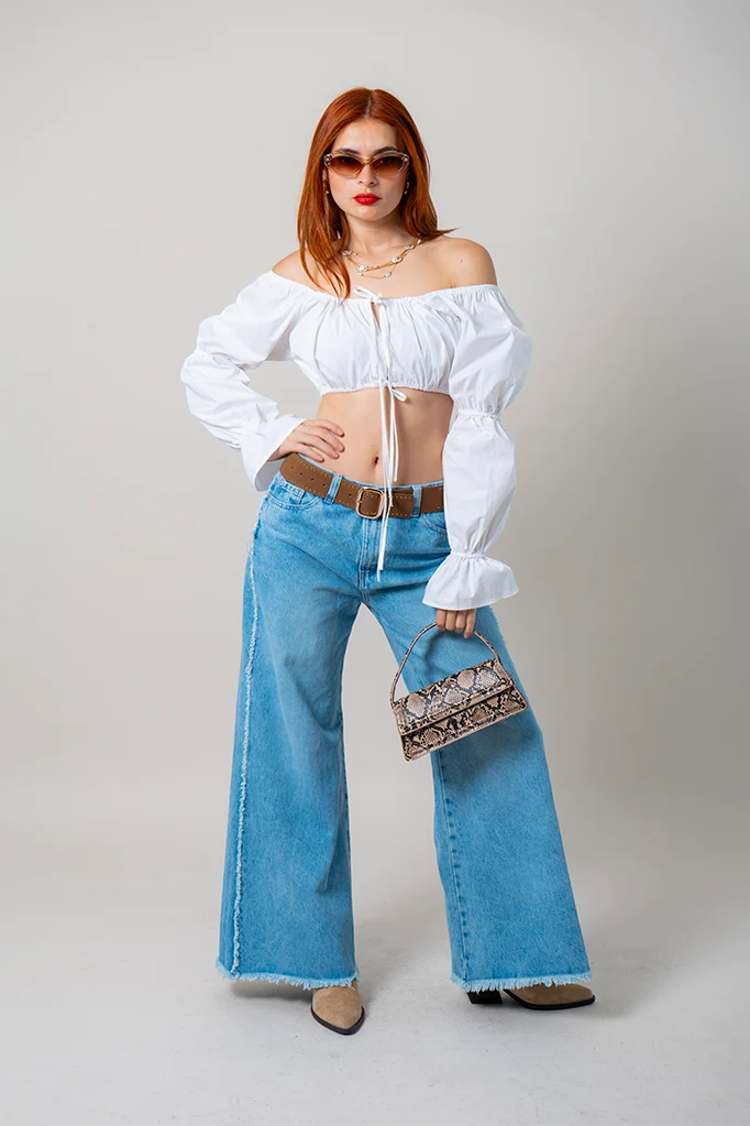 BH BLUSA CROP POPELINA 7192.