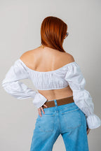 BH BLUSA CROP POPELINA 7192.