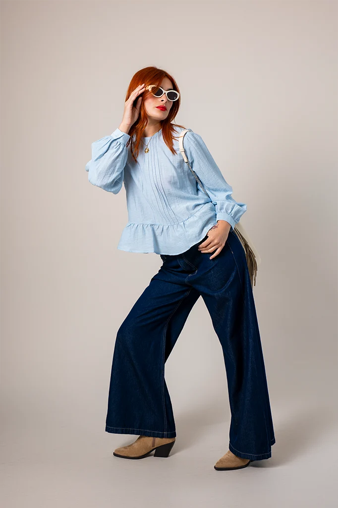 BH BLUSA PEPLUM E-C 8291 AZUL.