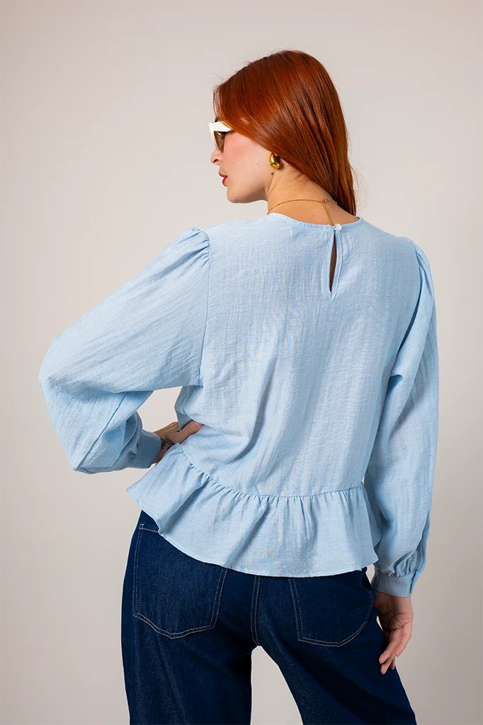 BH BLUSA PEPLUM E-C 8291 AZUL.