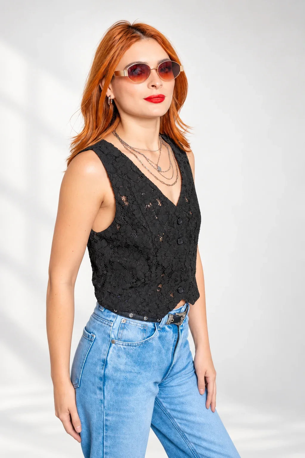 Chaleco, color/material encaje, marca Free Spirit – vista 6