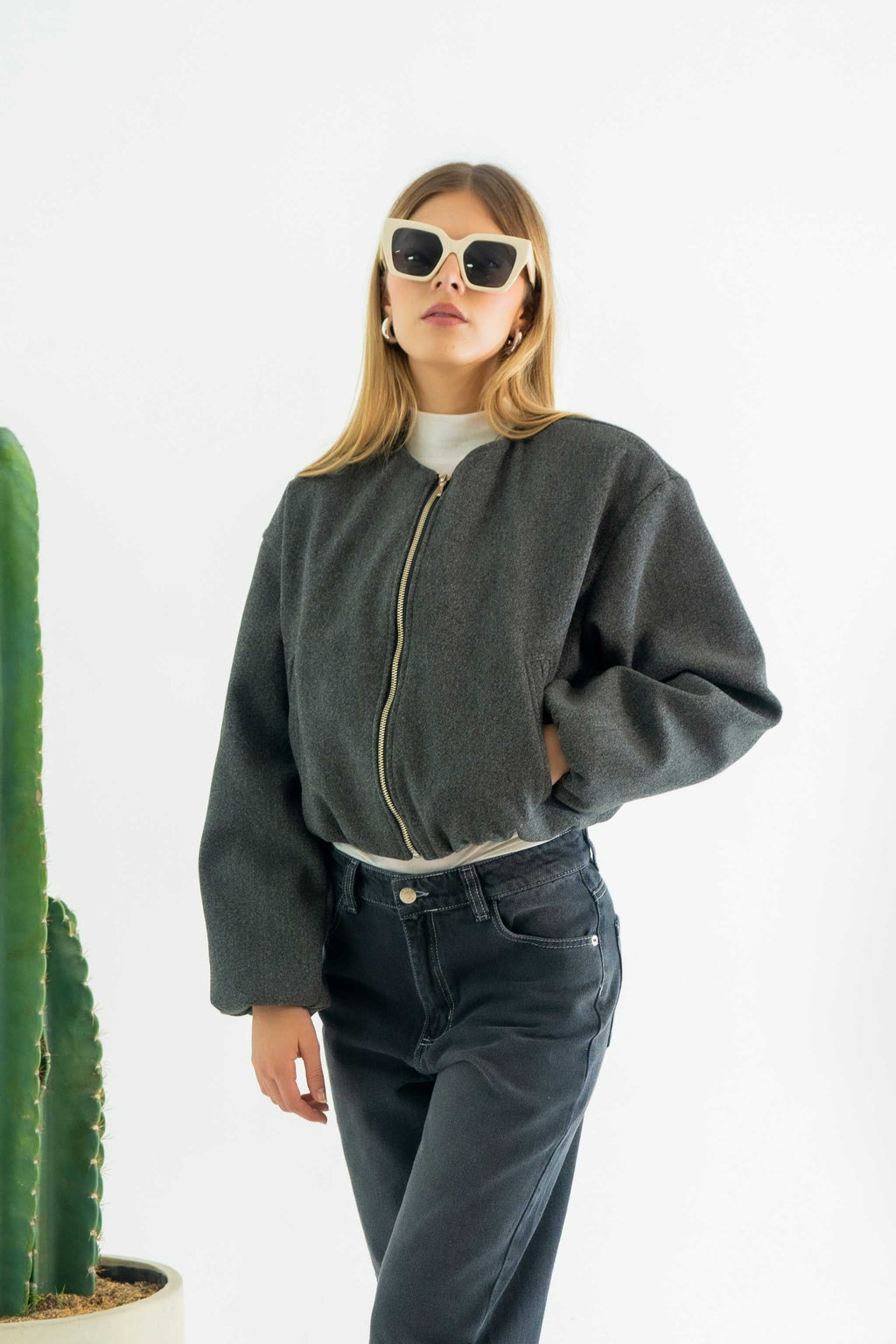 BH CHAQUETA BOMBER CEMALLERA 7975 - Kliquea
