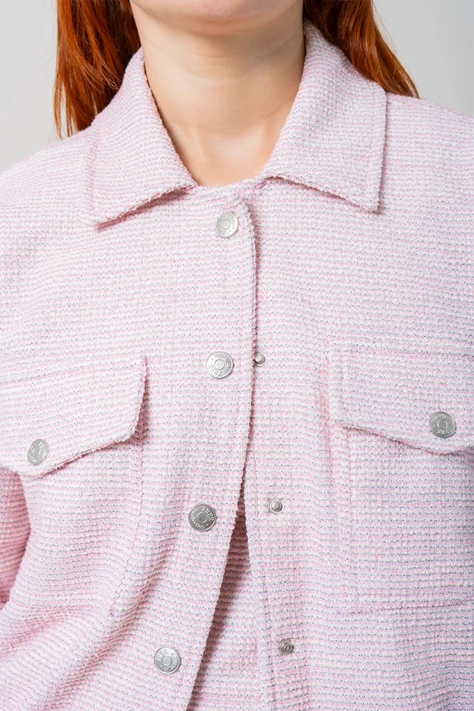 BH CHAQUETA BOMBER TWEED 8492 - Kliquea