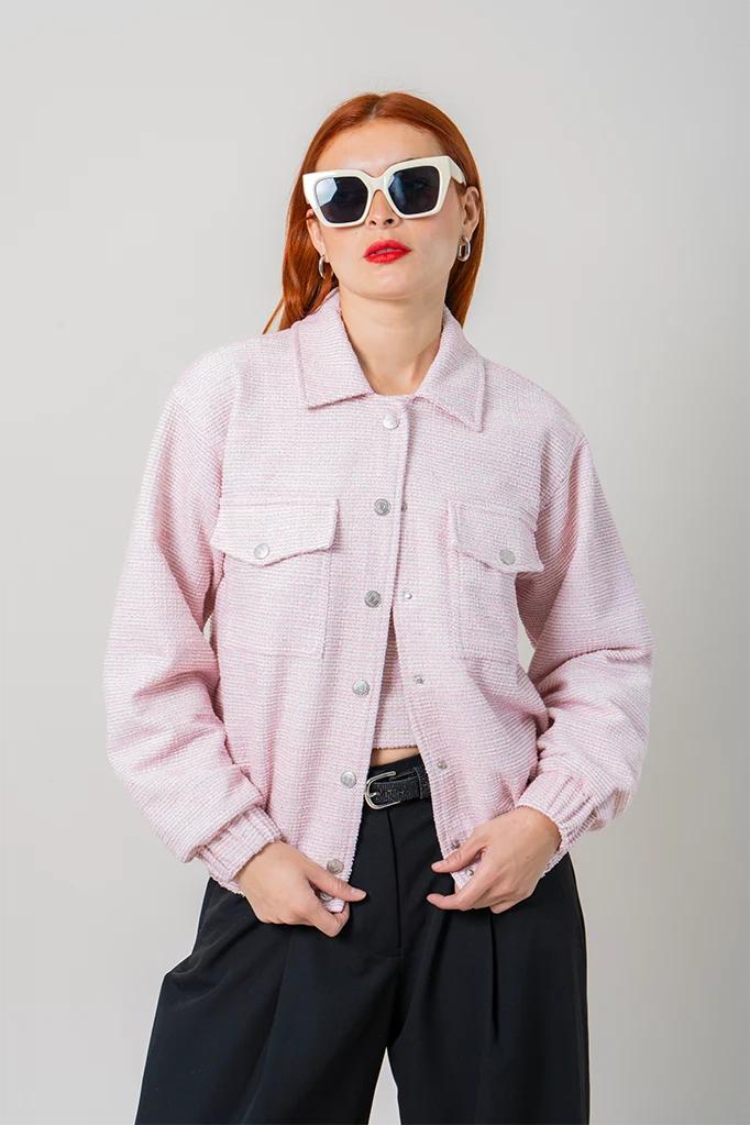 BH CHAQUETA BOMBER TWEED 8492 - Kliquea