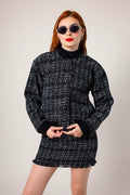CHAQUETA BOMBER TWEED E-F 8133 - Kliquea