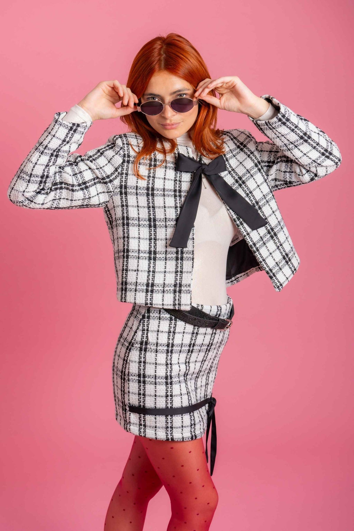 BH CHAQUETA LAZO TWEED 8155 - Kliquea