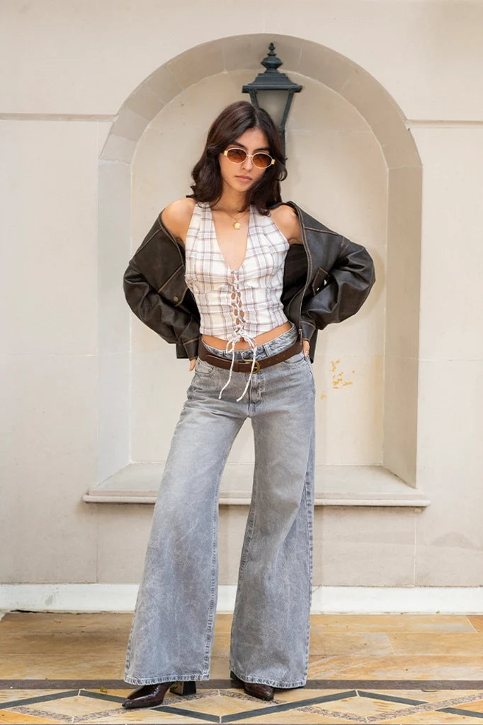JEANS WIDE LEG R-M 7274.