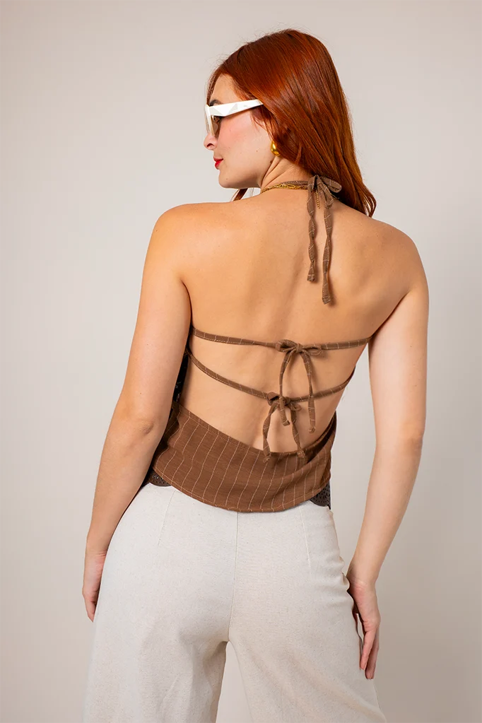 BH TOP HALTER RAYAS G-C 8218 - Kliquea