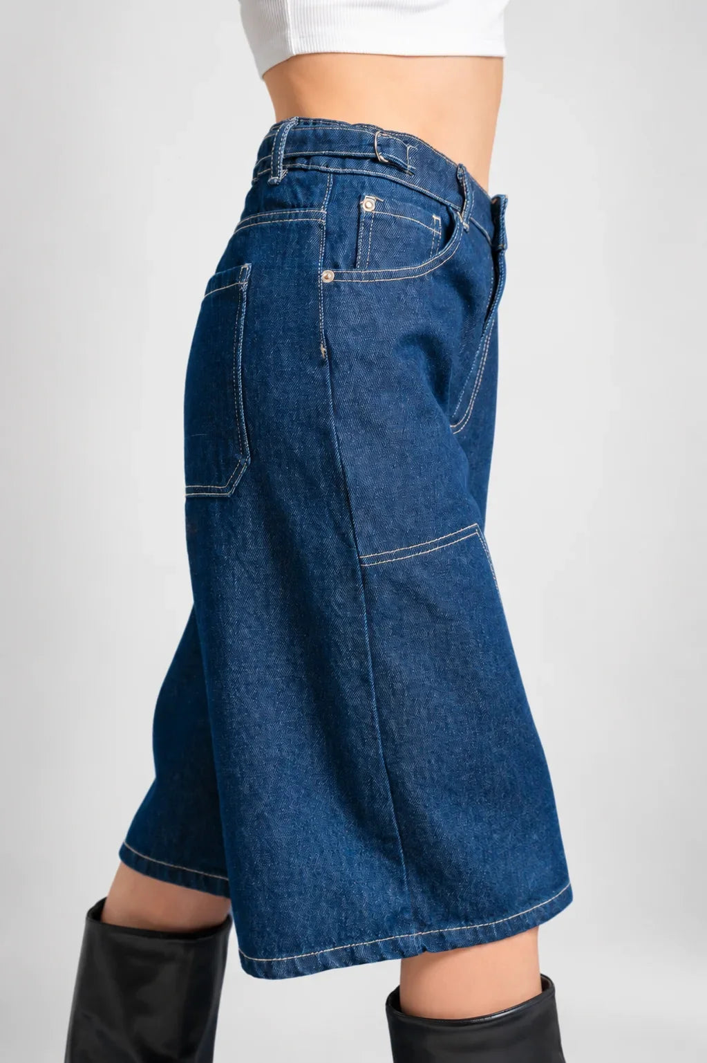 Short, color/material denim, marca Free Spirit – vista 5