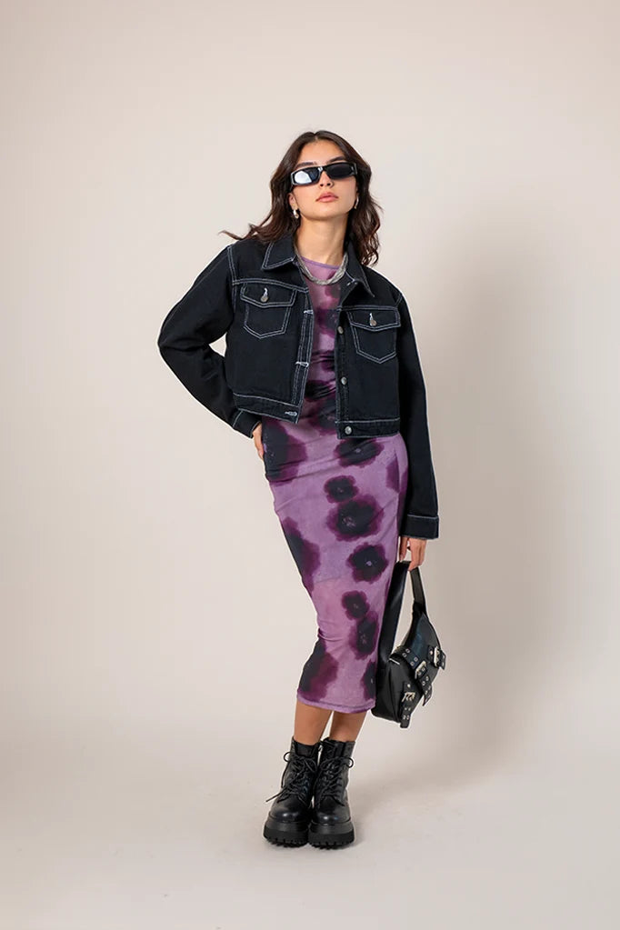 CHAQUETA DENIM CROPPED R-M 8362.