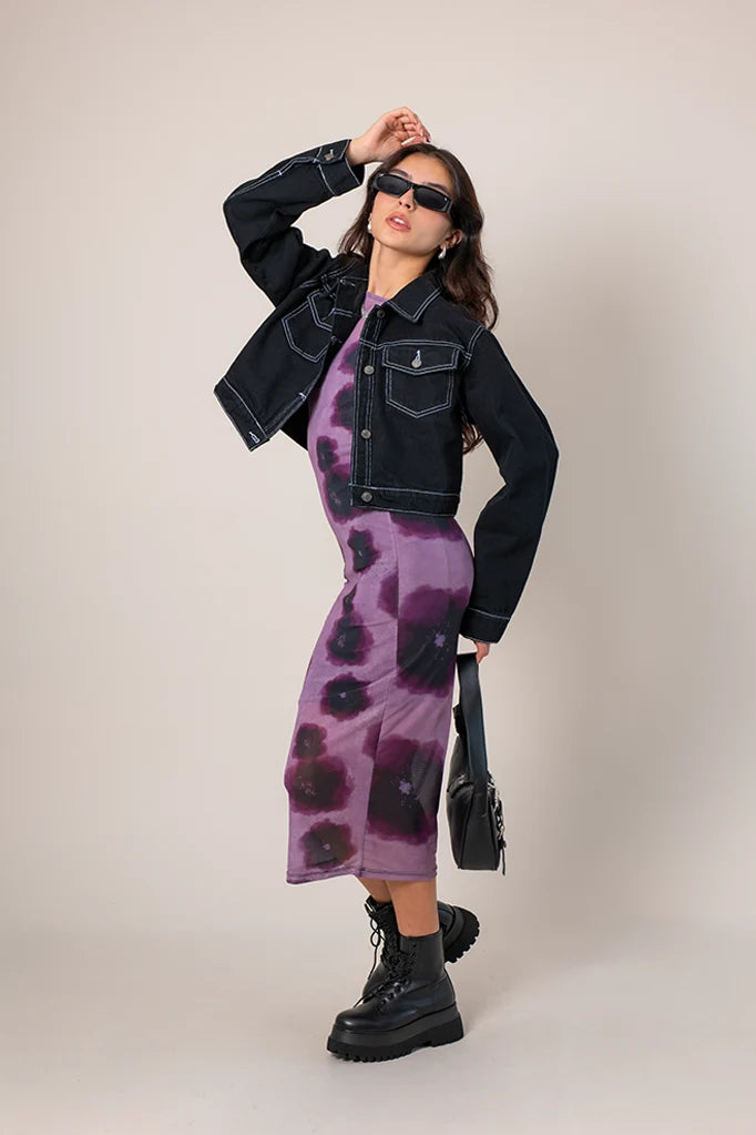 CHAQUETA DENIM CROPPED R-M 8362.