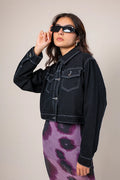CHAQUETA DENIM CROPPED R-M 8362.