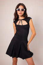 VESTIDO CORTO LAZO E-M 7228 - Kliquea