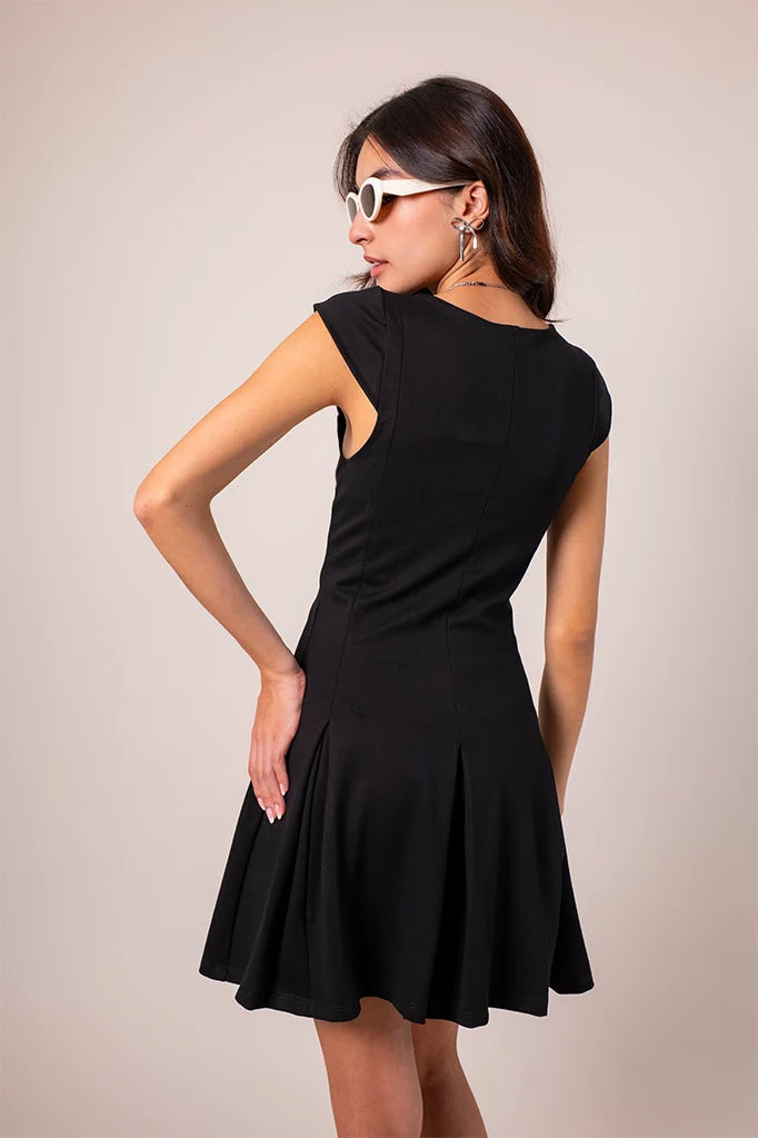 VESTIDO CORTO LAZO E-M 7228 - Kliquea
