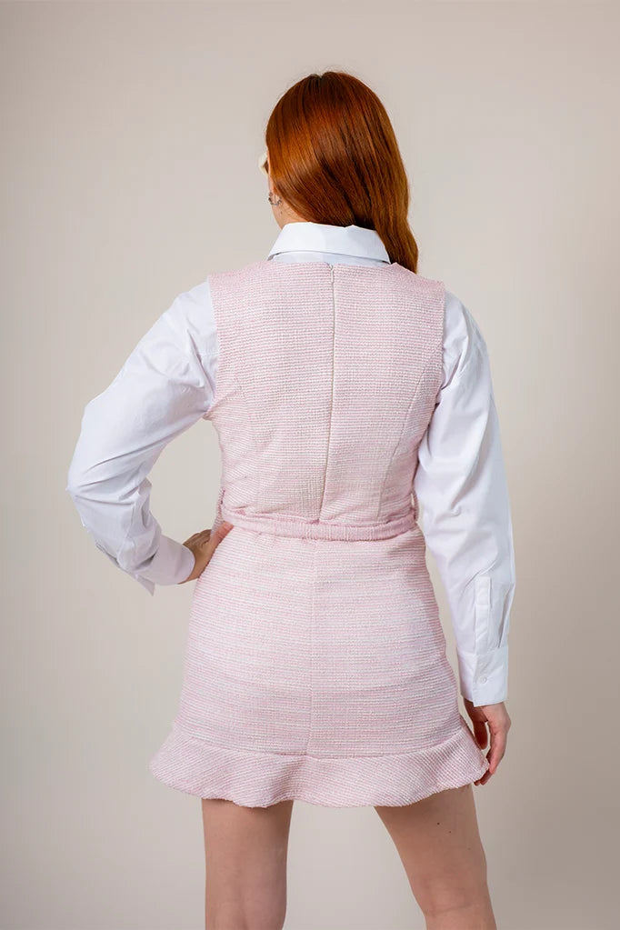 BH VESTIDO CORTO TWEED 8493 - Kliquea