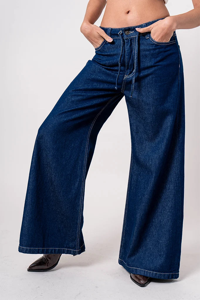 JEANS CINTURA AJUSTABLE G-M 7630.