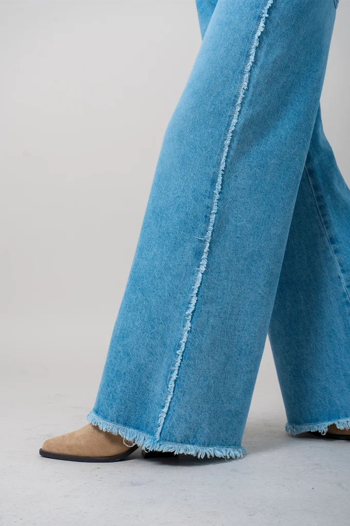 JEANS WIDE LEG G-M 7626.