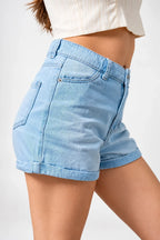 Short, color/material denim, marca Free Spirit – vista 3
