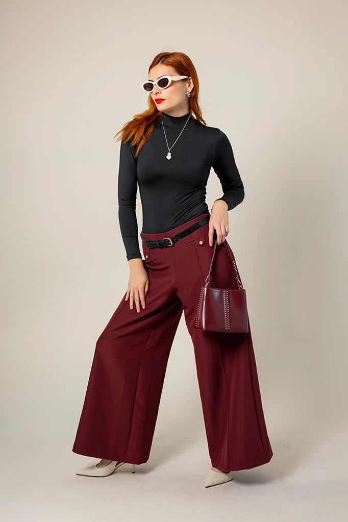 PANTALÓN PALAZZO VESTIR B-F 7647.