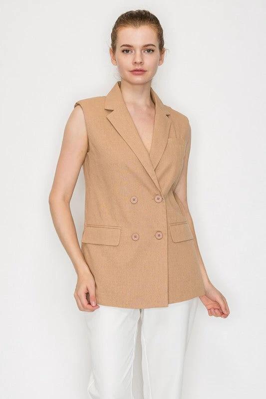 Chaqueta Blashe 4 Botones Lisa Para Damas by Blashe