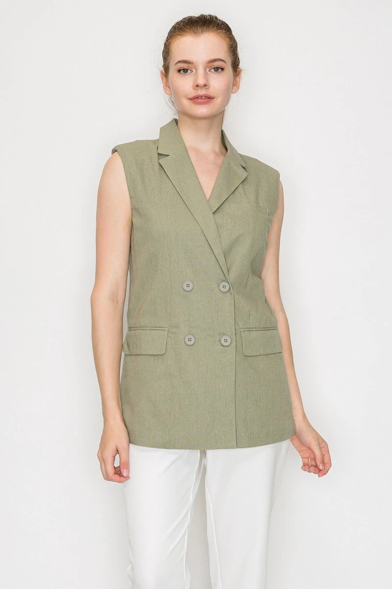Chaqueta Blashe 4 Botones Lisa Para Damas by Blashe