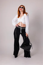 BLUSA PLISADA B-M 9083.