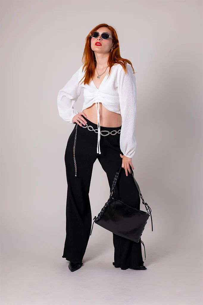BLUSA PLISADA B-M 9083.